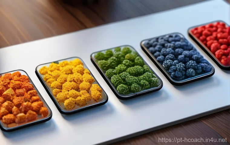 건강코칭에서 데이터 보호 기술 - Here are three detailed image generation prompts in English, adhering to all the specified guideline...