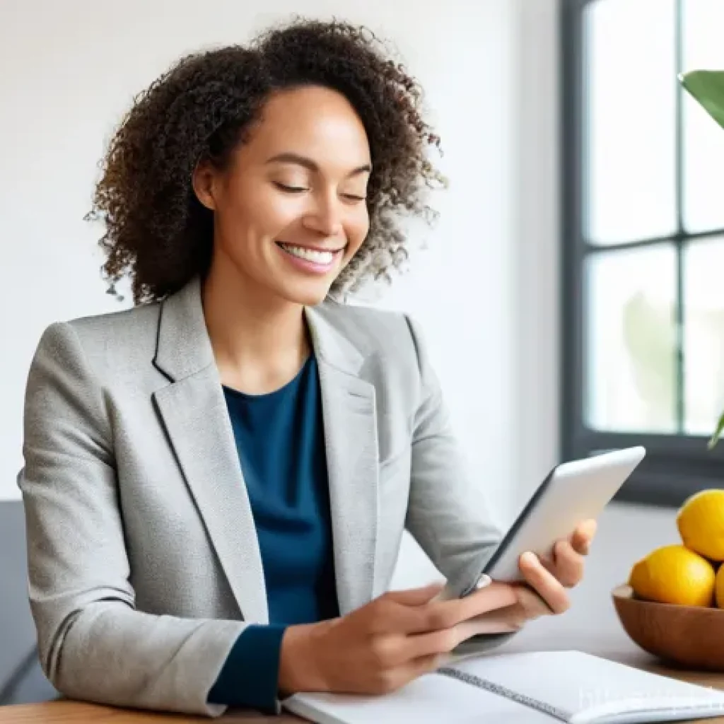 건강코칭과 직장 스트레스 관리 - **Image Prompt: Personalized Health Coaching for Well-being**
A bright, inviting, and modern con...