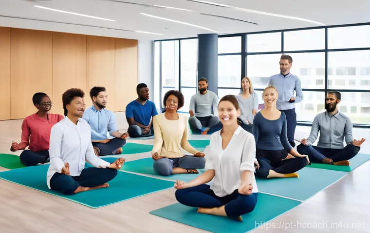 건강코칭과 직장 스트레스 관리 - **Image Prompt: From Workplace Stress to Mindful Calm**
**Part A (Stress):** A dynamic split ima... 건강코칭과 직장 스트레스 관리 - **Image Prompt: From Workplace Stress to Mindful Calm**
**Part A (Stress):** A dynamic split ima...