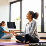 건강코칭 프로그램 홍보 방법 - Discovering Your Audience: The Heart of Coaching**
**Prompt:** A vibrant, brightly lit image depict...